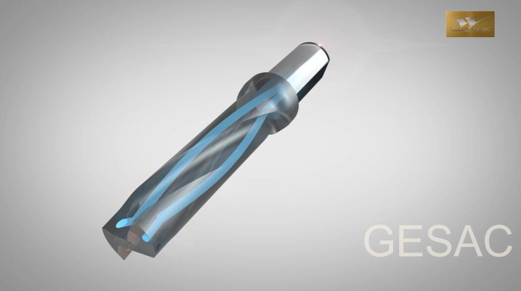 GHDS Double Helix Internal Cooling Shallow Hole Drill GHDS Double Helix Internal Cooling Shallow Hole Drill